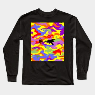 Gaymouflage - Gaygun with gayrays Long Sleeve T-Shirt